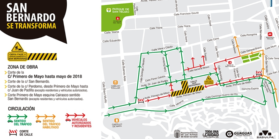 Comienza la segunda fase de la obra del aparcamiento de San Bernardo