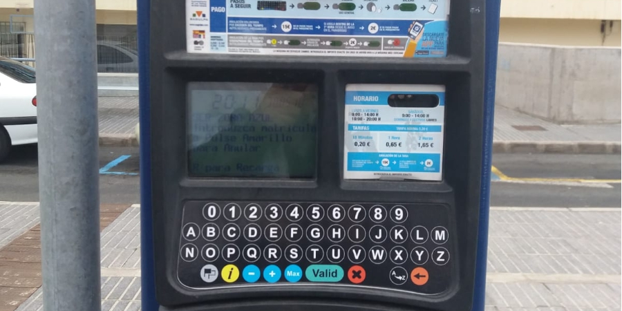 La zona azul en 7 Palmas se reducirá a Fondos de Segura en horario de mañana