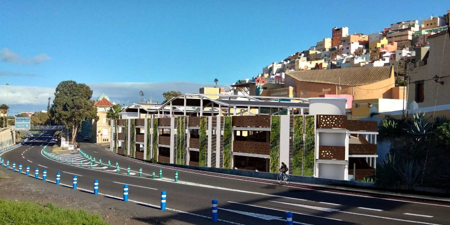 SAGULPA construirá un aparcamiento modular, sostenible y disuasorio en la zona del Rectorado