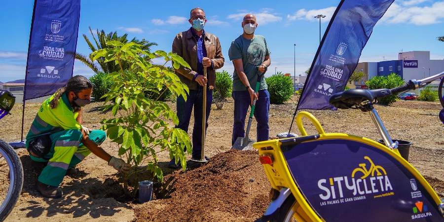 LPGC celebra el Día de la Tierra y reconoce al usuario que más CO2 ha evitado emitir usando la Sítycleta