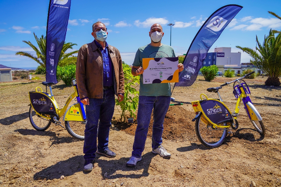 LPGC celebra el Día de la Tierra y reconoce al usuario que más CO2 ha evitado emitir usando la Sítycleta