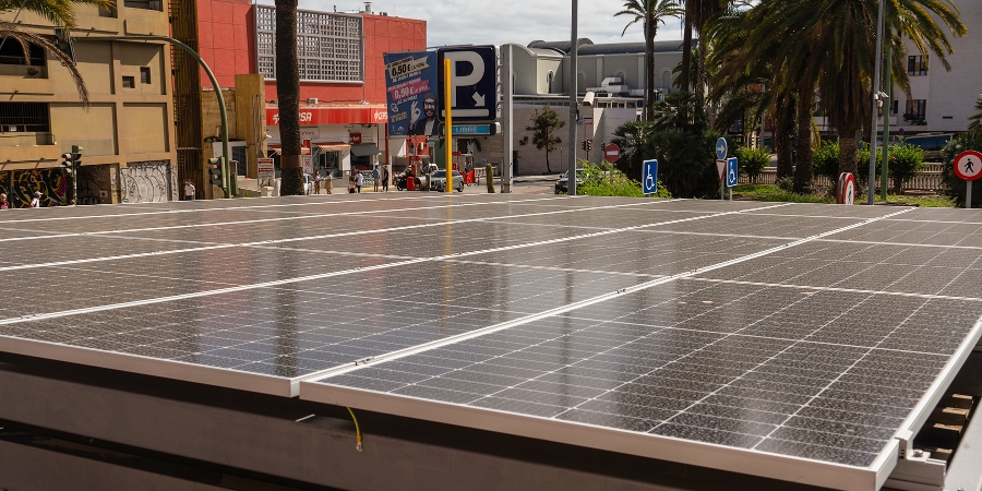 El aparcamiento Subida de Mata, más sostenible gracias a una nueva instalación fotovoltaica