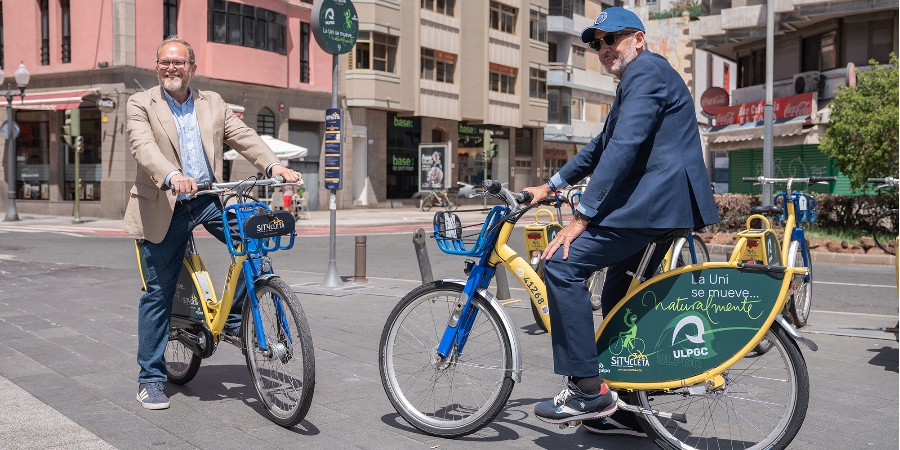 Sagulpa y la ULPGC impulsan la movilidad sostenible y animan a la comunidad universitaria a usar la Sítycleta