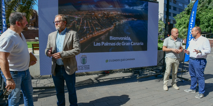 Las Palmas de Gran Canaria refuerza su compromiso con la movilidad sostenible al unirse a la Red de Ciudades que Caminan