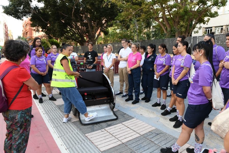 La Concejalía de Movilidad impulsa la formación de voluntarios de la Sítycleta Sin Límites a través del alumnado del IMEF