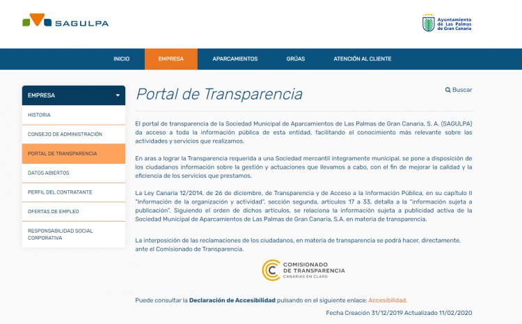 SAGULPA, sobresaliente en Transparencia
