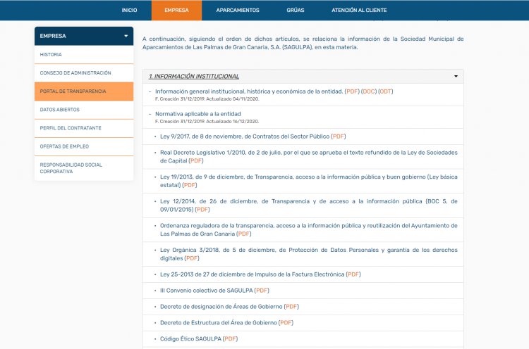 SAGULPA, sobresaliente en Transparencia