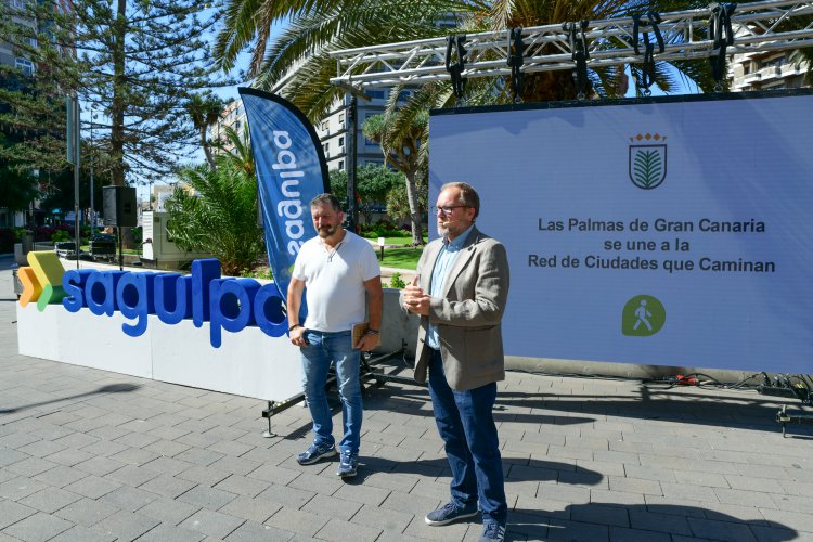 Las Palmas de Gran Canaria refuerza su compromiso con la movilidad sostenible al unirse a la Red de Ciudades que Caminan