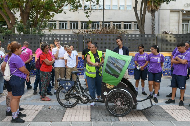 La Concejalía de Movilidad impulsa la formación de voluntarios de la Sítycleta Sin Límites a través del alumnado del IMEF