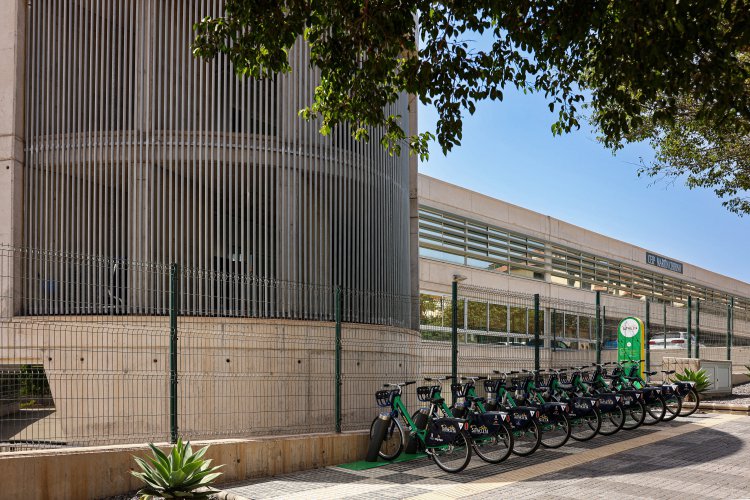 Sítycleta impulsa la movilidad sostenible en Siete Palmas con una nueva estación junto al CEIP Martín Chirino